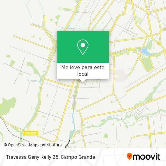 Travessa Geny Kelly 25 mapa