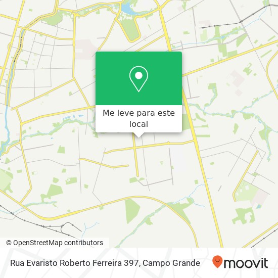 Rua Evaristo Roberto Ferreira 397 mapa