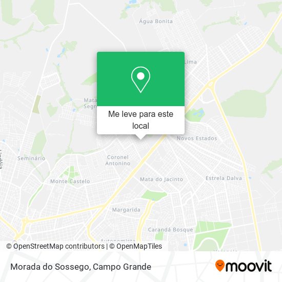 Morada do Sossego mapa