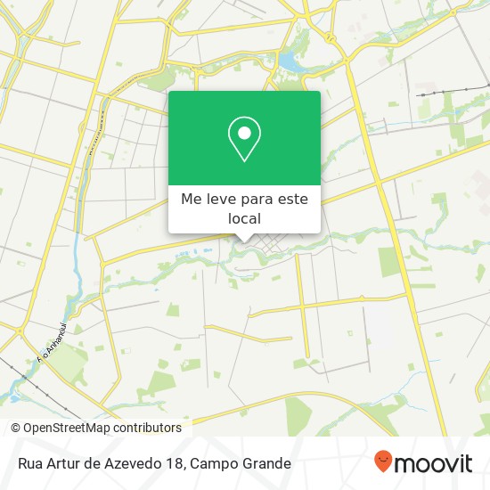 Rua Artur de Azevedo 18 mapa