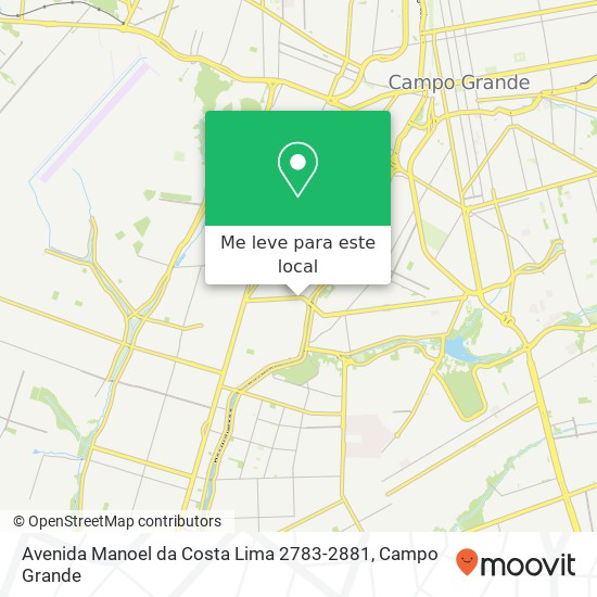 Avenida Manoel da Costa Lima 2783-2881 mapa