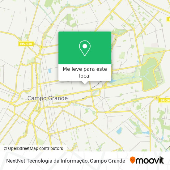 NextNet Tecnologia da Informação mapa