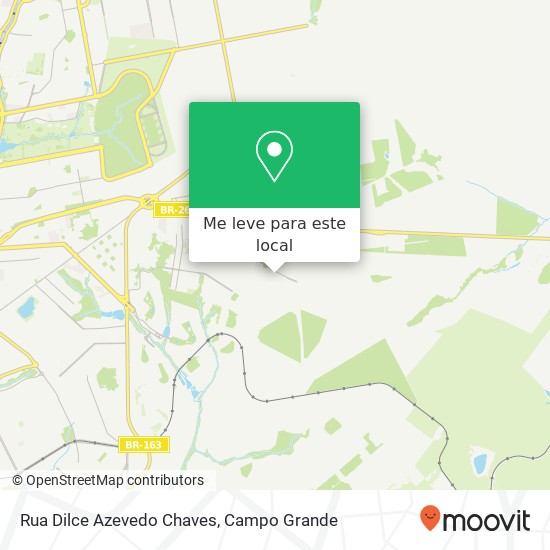 Rua Dilce Azevedo Chaves mapa