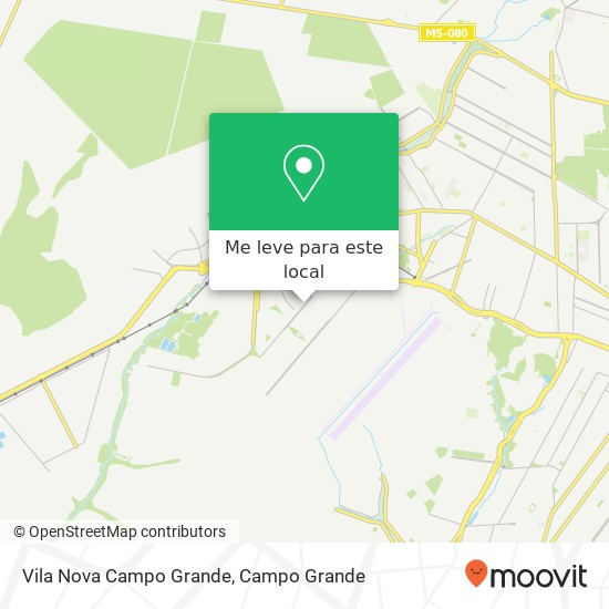 Vila Nova Campo Grande mapa