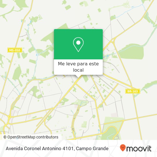 Avenida Coronel Antonino 4101 mapa