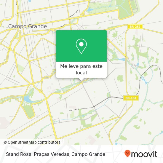 Stand Rossi Praças Veredas mapa