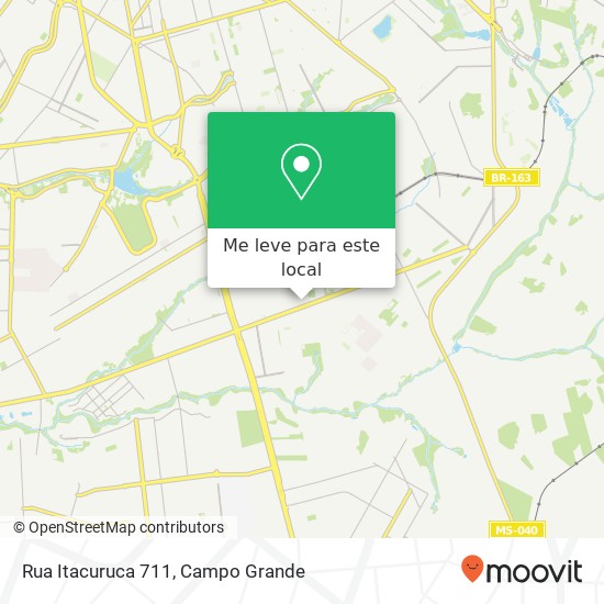 Rua Itacuruca 711 mapa