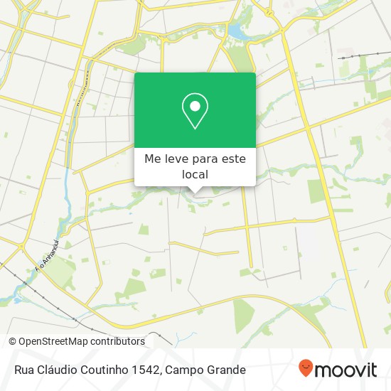 Rua Cláudio Coutinho 1542 mapa
