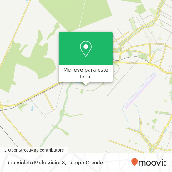 Rua Violeta Melo Viêira 8 mapa