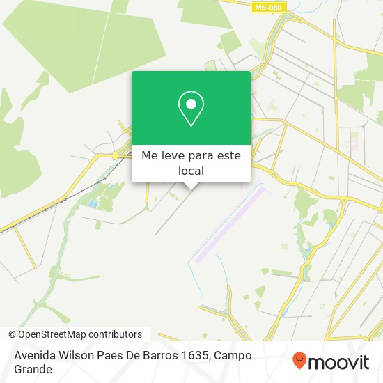 Avenida Wilson Paes De Barros 1635 mapa