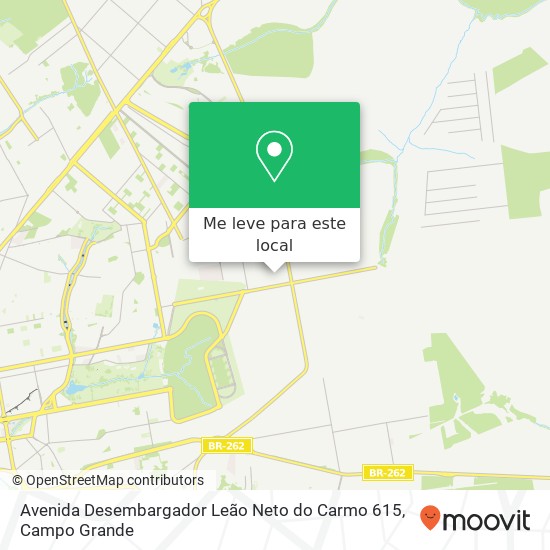 Avenida Desembargador Leão Neto do Carmo 615 mapa