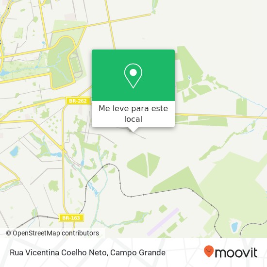 Rua Vicentina Coelho Neto mapa