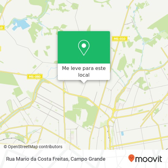 Rua Mario da Costa Freitas mapa