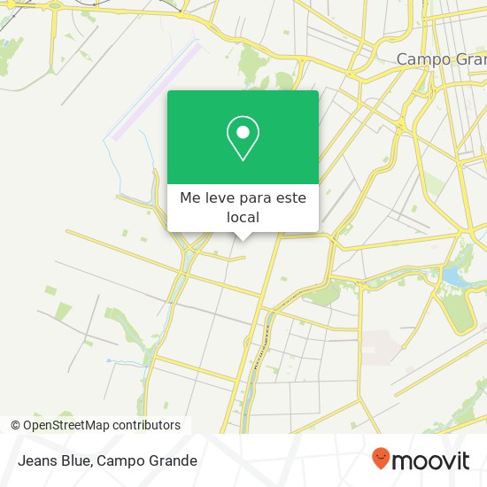 Jeans Blue, Rua Tembés, 60 Leblon Campo Grande-MS 79092-110 mapa