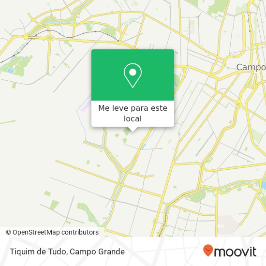 Tiquim de Tudo, Avenida das Mansões União Campo Grande-MS 79091-030 mapa