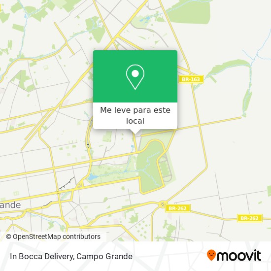 In Bocca Delivery mapa