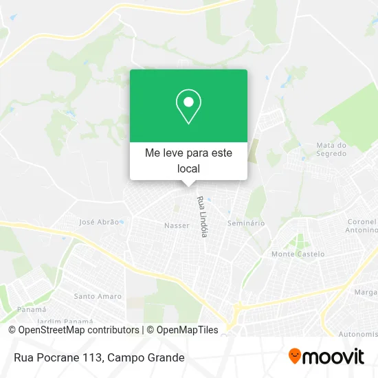 Rua Pocrane 113 mapa