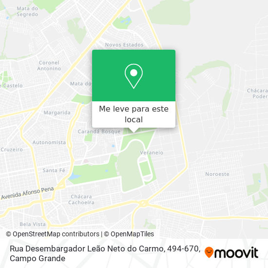 Rua Desembargador Leão Neto do Carmo, 494-670 mapa