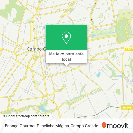 Espaço Gourmet Panelinha Mágica mapa