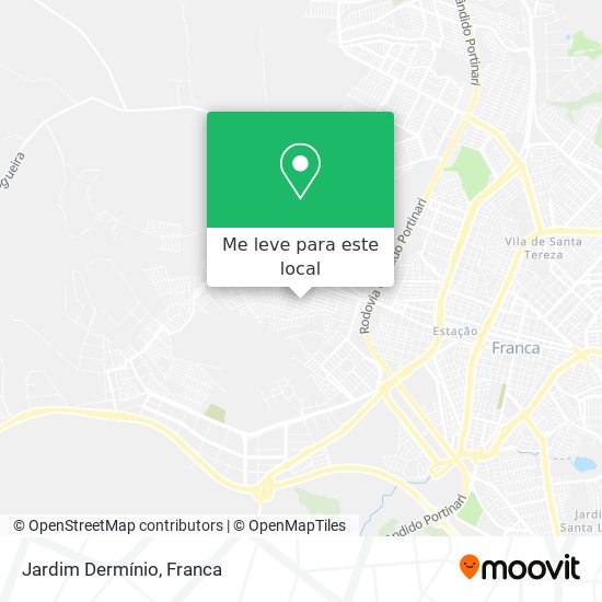 Jardim Dermínio mapa