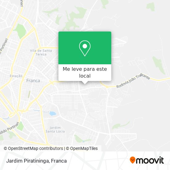 Jardim Piratininga mapa