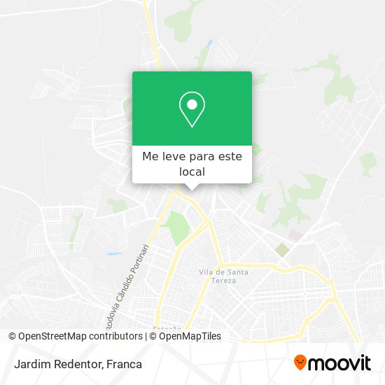 Jardim Redentor mapa