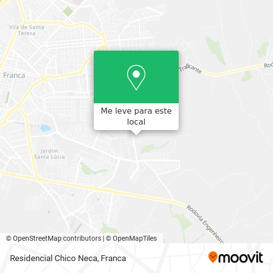 Residencial Chico Neca mapa