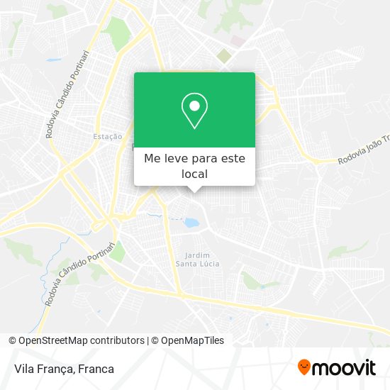 Vila França mapa