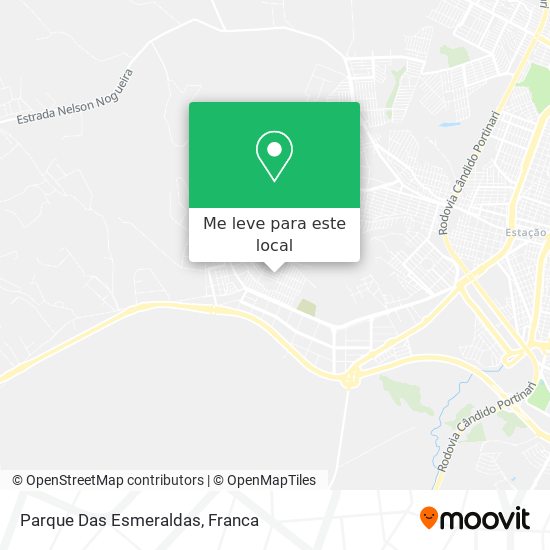 Parque Das Esmeraldas mapa