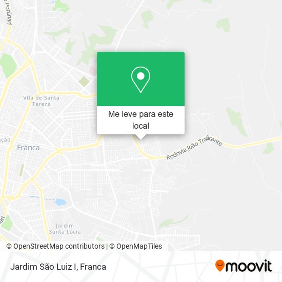 Jardim São Luiz I mapa