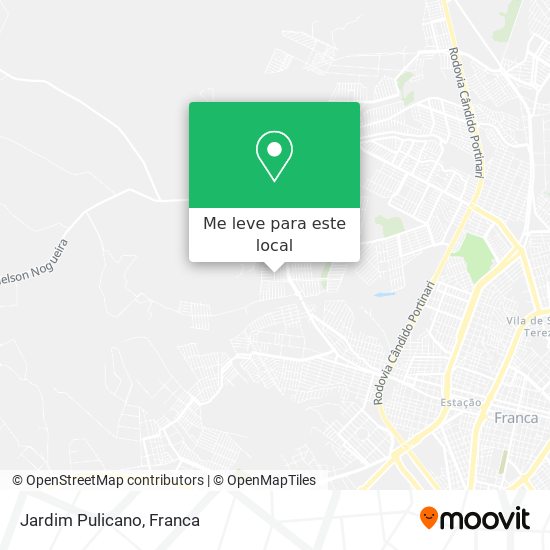Jardim Pulicano mapa