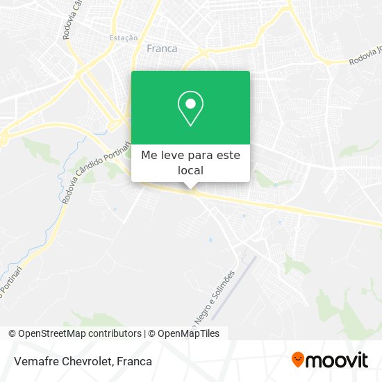 Vemafre Chevrolet mapa