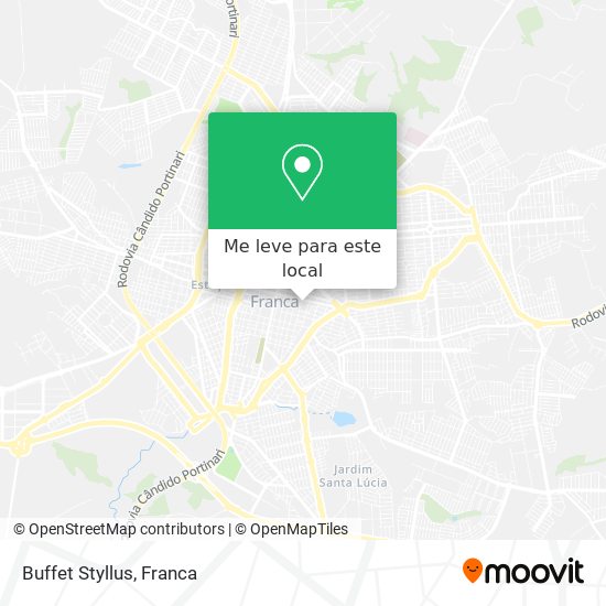 Buffet Styllus mapa