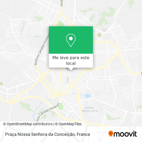 Praça Nossa Senhora da Conceição mapa