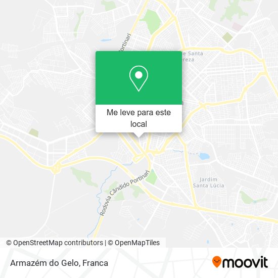 Armazém do Gelo mapa