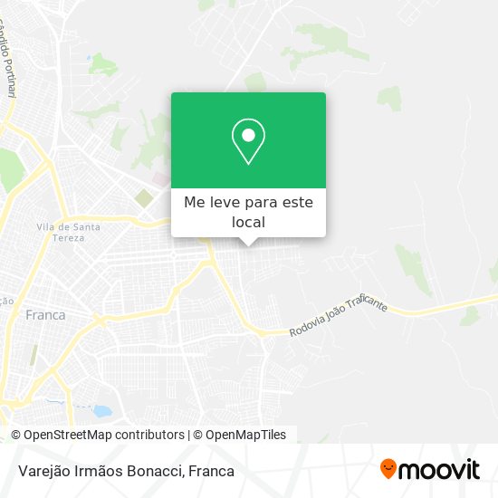 Varejão Irmãos Bonacci mapa