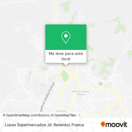 Lopes Supermercados Jd. Redentor mapa