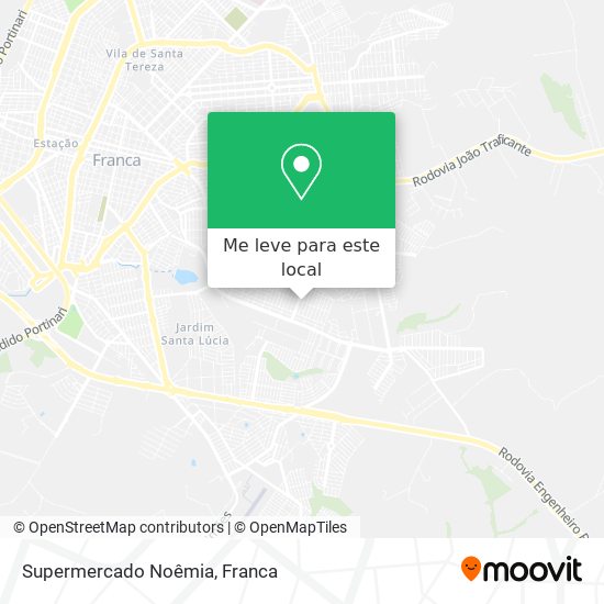 Supermercado Noêmia mapa