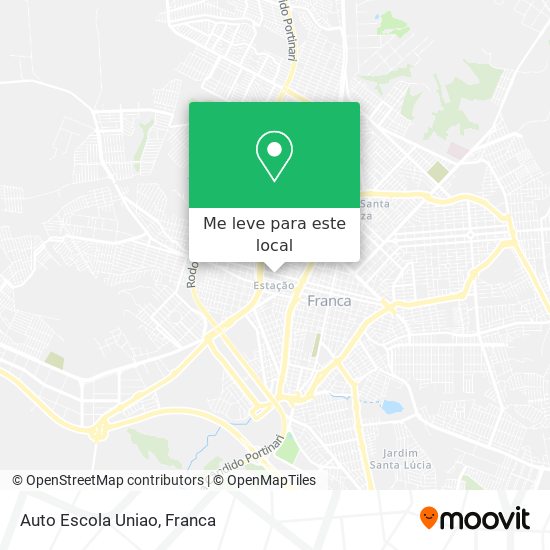 Auto Escola Uniao mapa