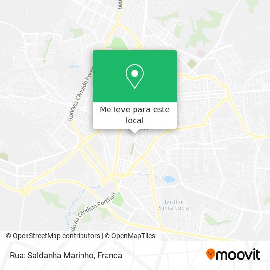 Rua: Saldanha Marinho mapa