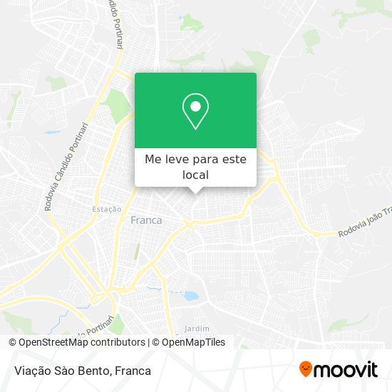 Viação Sào Bento mapa