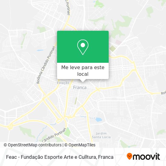 Feac - Fundação Esporte Arte e Culltura mapa