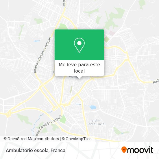 Ambulatorio escola mapa