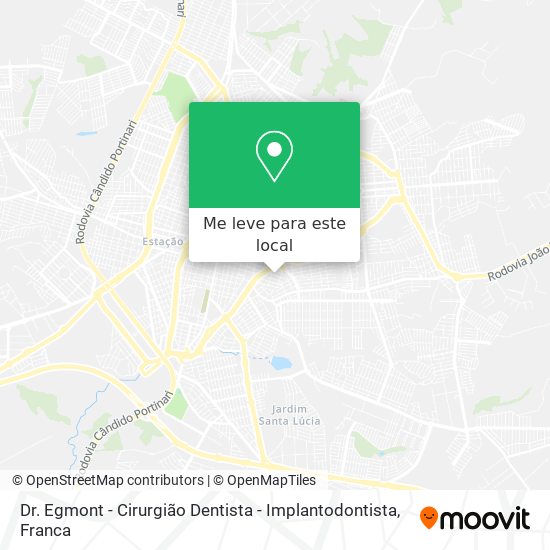 Dr. Egmont - Cirurgião Dentista - Implantodontista mapa