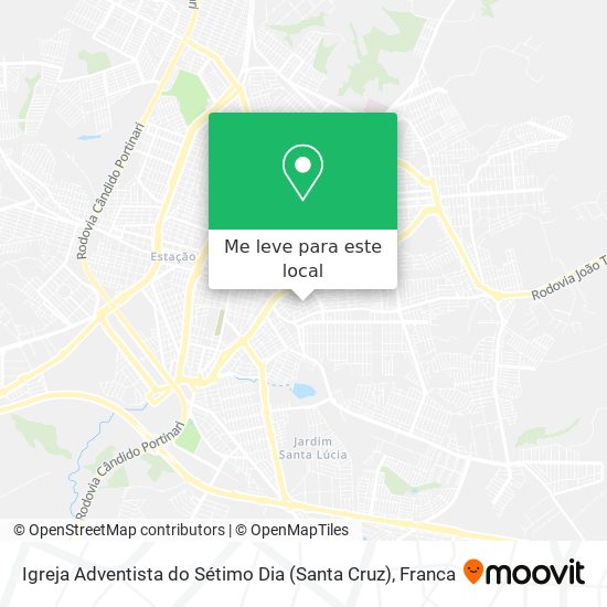 Igreja Adventista do Sétimo Dia (Santa Cruz) mapa