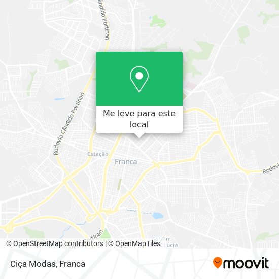 Ciça Modas mapa