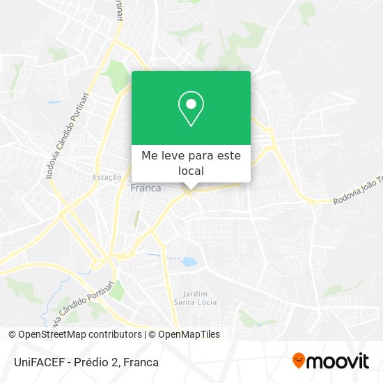 UniFACEF - Prédio 2 mapa