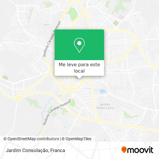 Jardim Consolação mapa