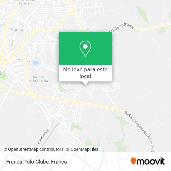 Franca Polo Clube mapa