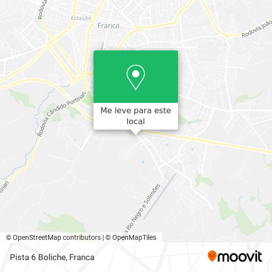 Pista 6 Boliche mapa